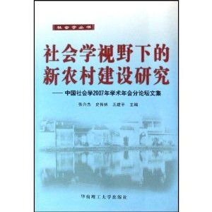 《社會學視野下的新農村建設研究》