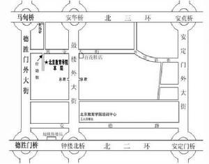 北京教育學院地理位置