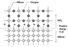 正電荷積累層