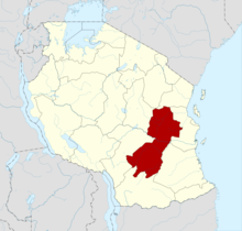 莫羅戈羅行政區位置
