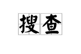 搜查[漢語詞語]