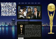 21歲的謝霆鋒於《World Music Awards》現場