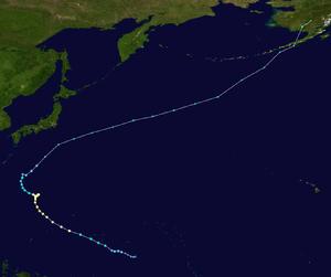 2018年第28號颱風“萬宜”路徑圖