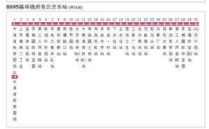 深圳公交B695路環線