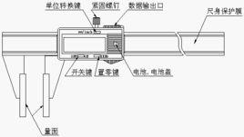 數顯寬量面卡尺