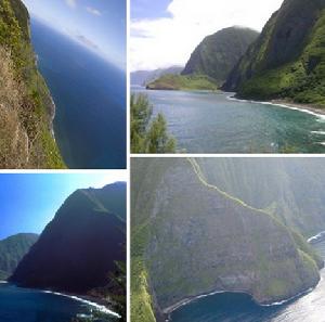 夏威夷，卡勞帕帕崖(Kalaupapa Cliffs)