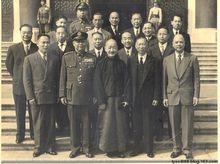 1949年1月歐陽駒、薛岳、戴季陶、余漢謀、謝嬰白、香翰屏等