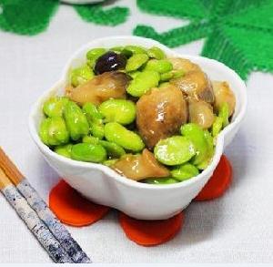 蚝油蠶豆草菇