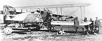 波蘭空軍的Breguet 14從基輔的機場起飛