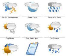 天氣預報圖示