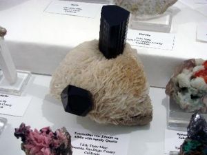 美國圖桑礦物晶體展 Tourmaline托瑪琳（碧璽）礦物晶體標本