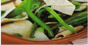 乾豆腐炒菠菜