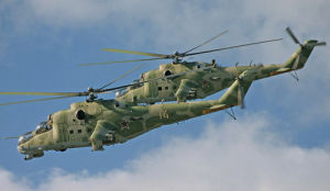 俄羅斯米-24母鹿武裝直升機