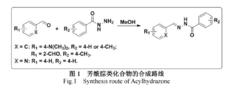 芳醯腙的合成路線