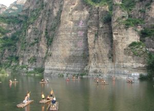 野三坡漂流