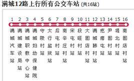 保定公交滿城12路