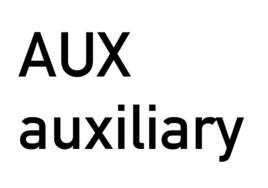 AUX[法語單詞詞性]