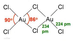 三氯化金的結構