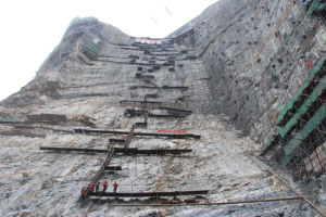 葛洲壩修建場景