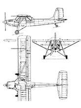 L-60“準將”飛機三視圖