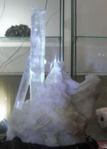 石膏晶體標本 梁海燕攝於日本池袋礦物展
