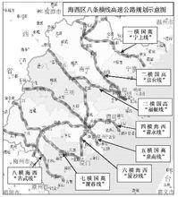 “八橫”高速公路規劃