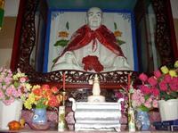 正文大師漢白玉坐像現存山西白雲寺