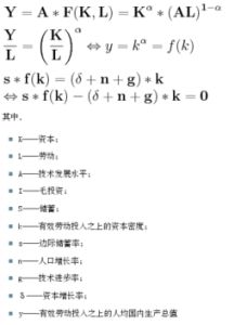 索洛經濟成長模型