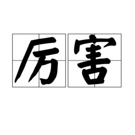 厲害[漢語詞語]