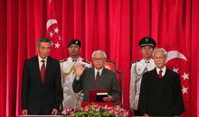 陳慶炎宣誓出任新加坡第七位總統