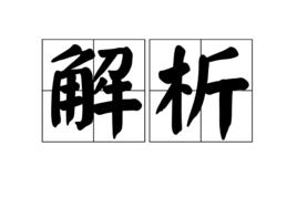 解析[漢語詞語]