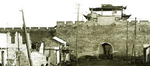 1937年被毀的三山門（水西門）城樓