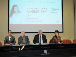 梁總出席意中基金會first Italy China career day 活動