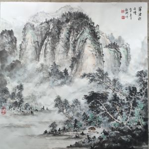 翠渚起雲煙