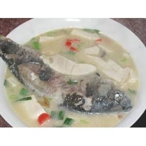 鹹菜豆腐魚尾湯