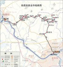 徐霞客游金華山線路圖