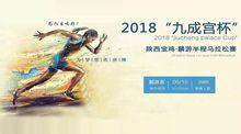 2018陝西寶雞·麟遊半程馬拉松賽海報