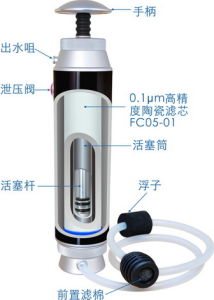 攜帶型野外淨水器