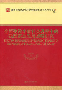 全面建設小康社會進程中的我國就業發展戰略研究