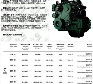 機械式發動機C系列