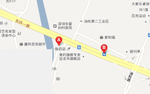 深圳地圖，香緹雅苑地理位置