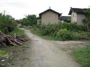 入村道路與民居