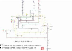 夾江公交線網圖