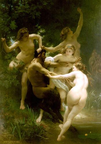 Nymphs and Satyr