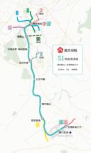 南京捷運S1機場線線路圖