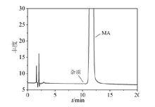 甲基苯丙胺HPLC定值譜圖(波長210nm)