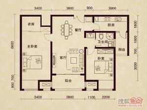 水印西堤兩居室97㎡