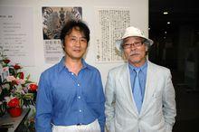 與日本導師村松秀太郎在畫展上