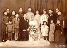 杜重遠與侯御之結婚照