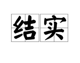 結實[漢語詞語]